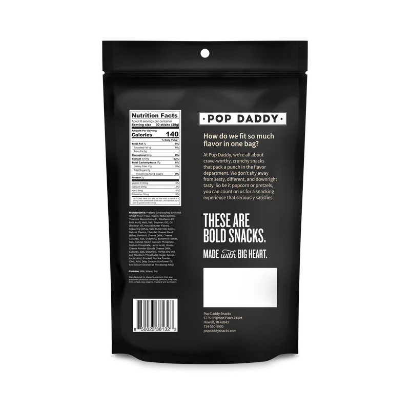 Pop Daddy Beer Cheese Pretzels