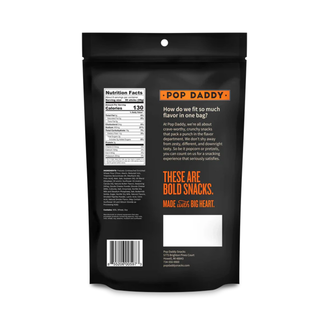 Pop Daddy Smoked Gouda Seasoned Pretzels