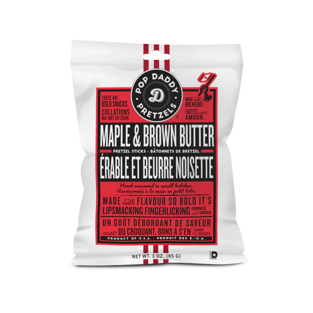 Pop Daddy Maple & Brown Butter Seasoned Pretzels