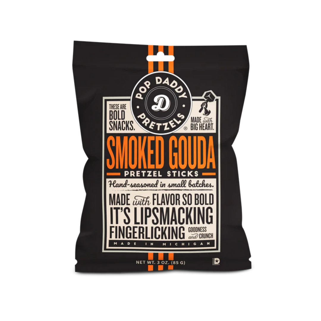 Pop Daddy Smoked Gouda Seasoned Pretzels