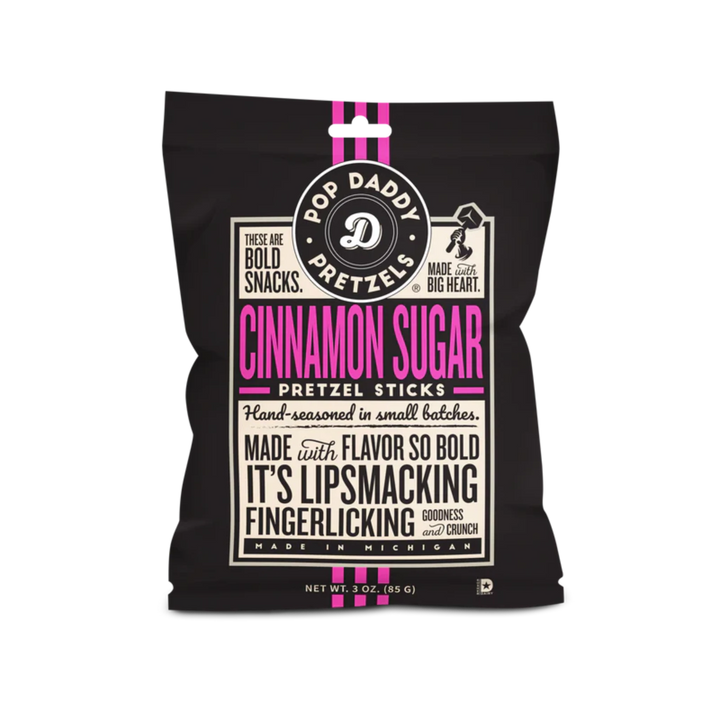 Pop Daddy Cinnamon Sugar Pretzels