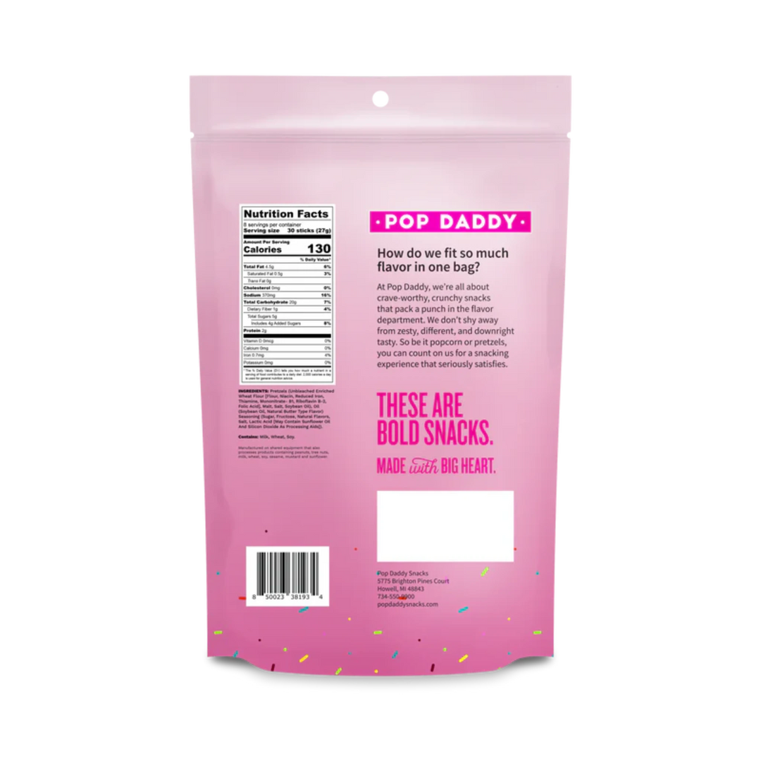 Pop Daddy Birthday Cake Seasoned Pretzels