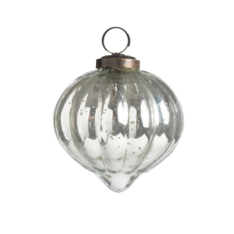 Tufted Mercury Glass Ornament