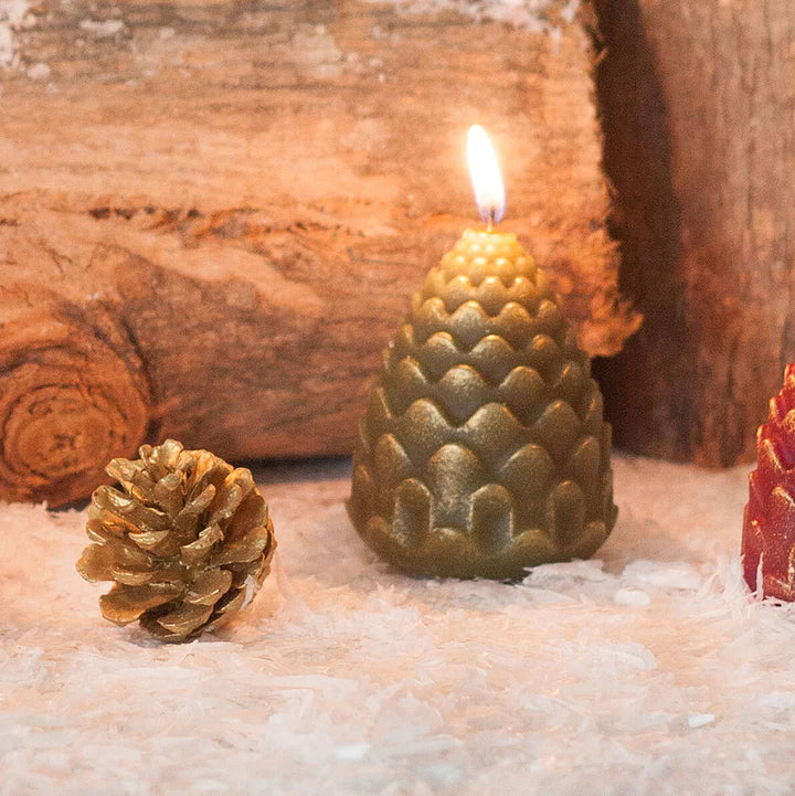 Scented Brown Sugar Pinecone Candles