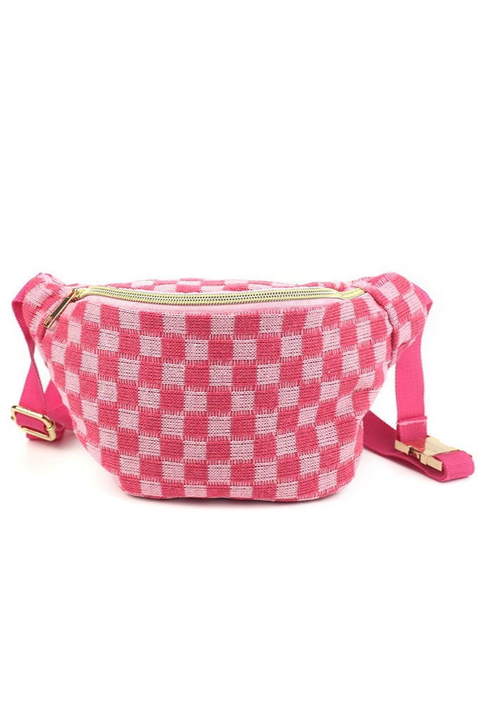 Checkered Crossbody