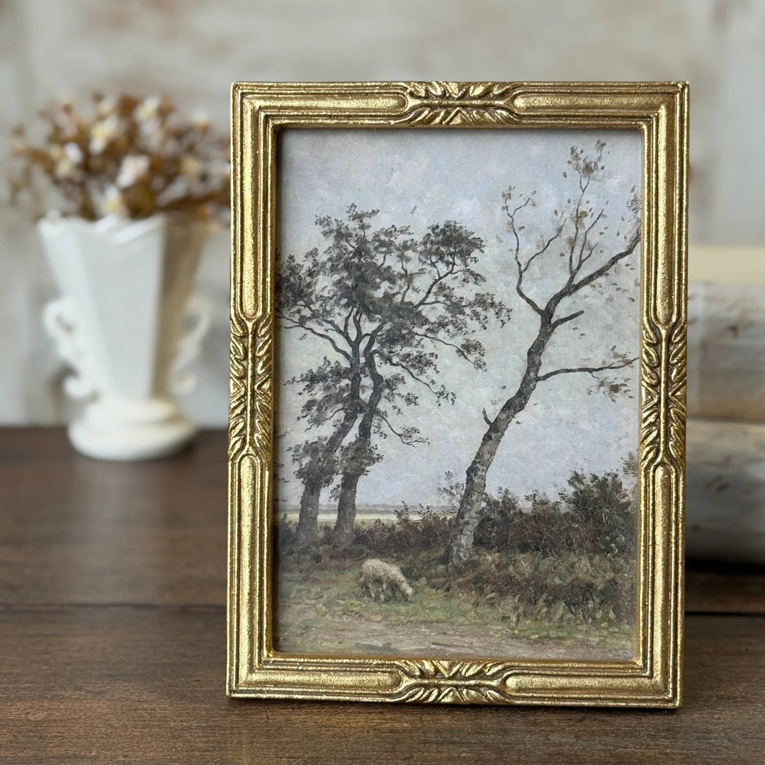 Pasture's Edge Framed Print