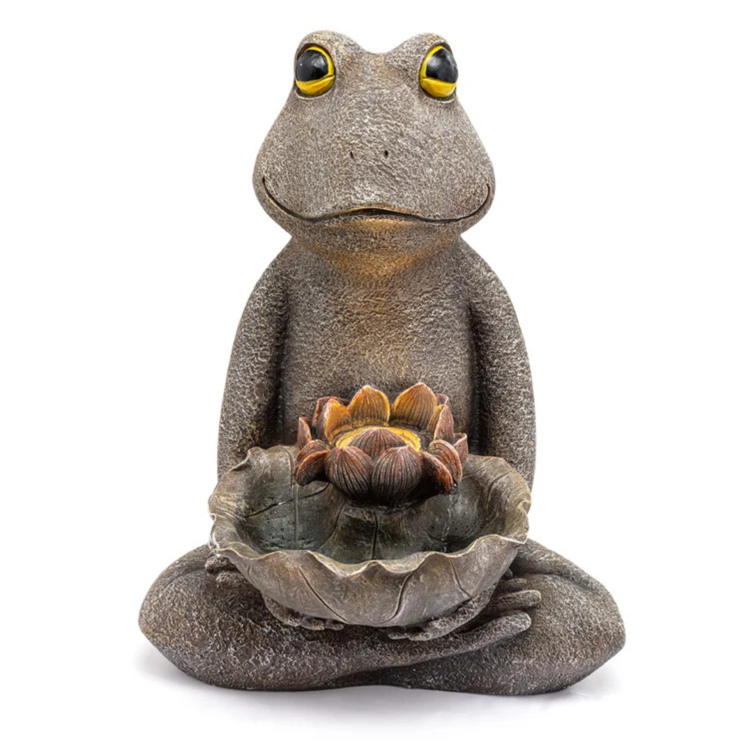 Peaceful Frog Fountain
