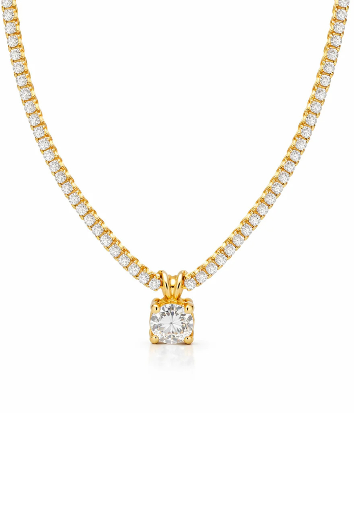 Ellie Vail Phoebe Tennis Pendant Necklace