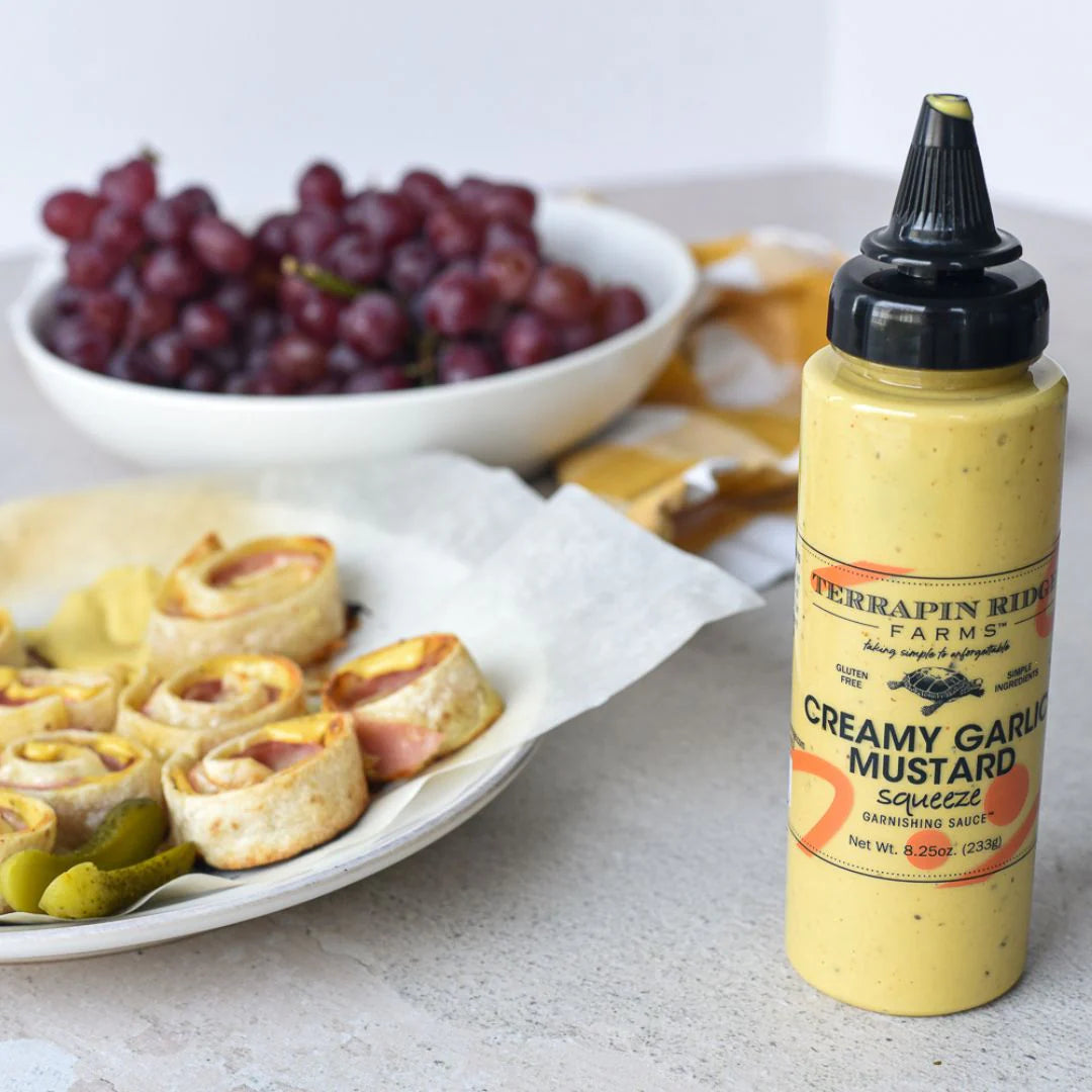 Creamy Garlic Mustard Garnishing Sauce