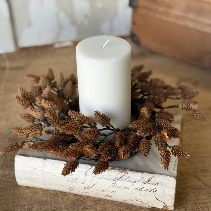 Plethora Pinecones Candle Ring
