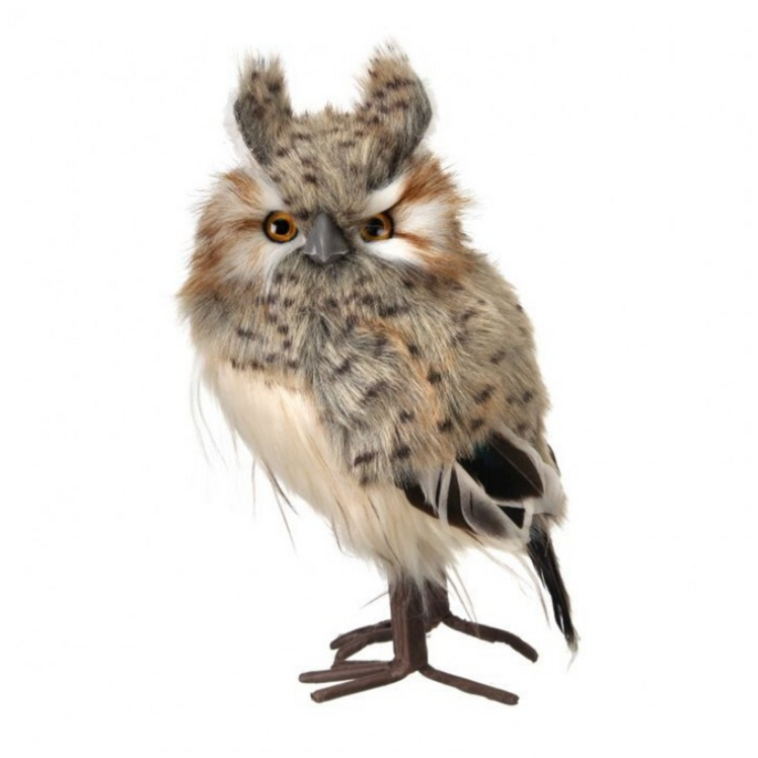 Plush Speckled Hoot Owl