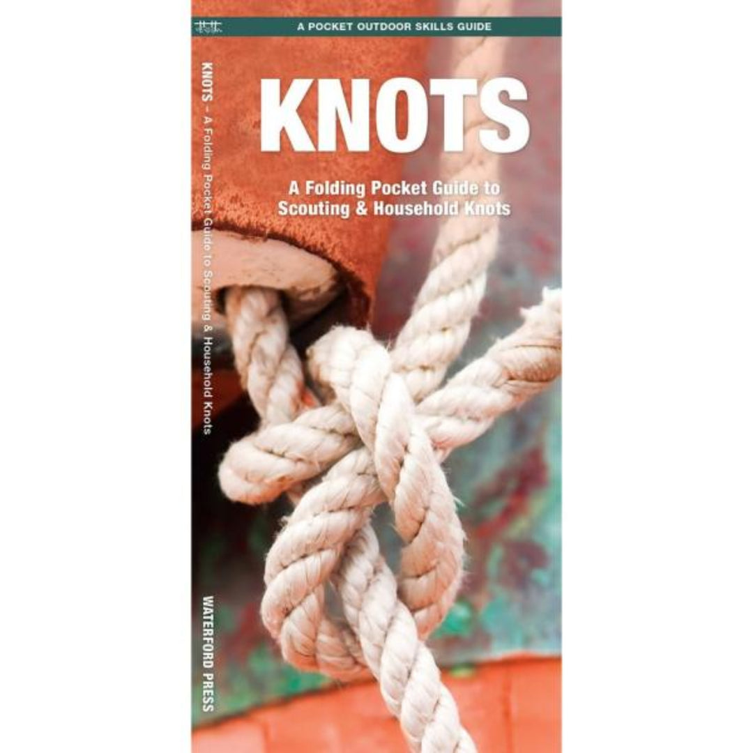 Book cover of 'Knots' with a rope knot on a white background