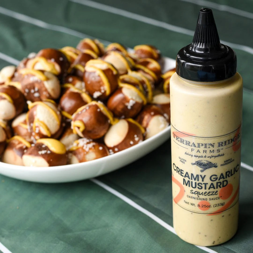 Creamy Garlic Mustard Garnishing Sauce