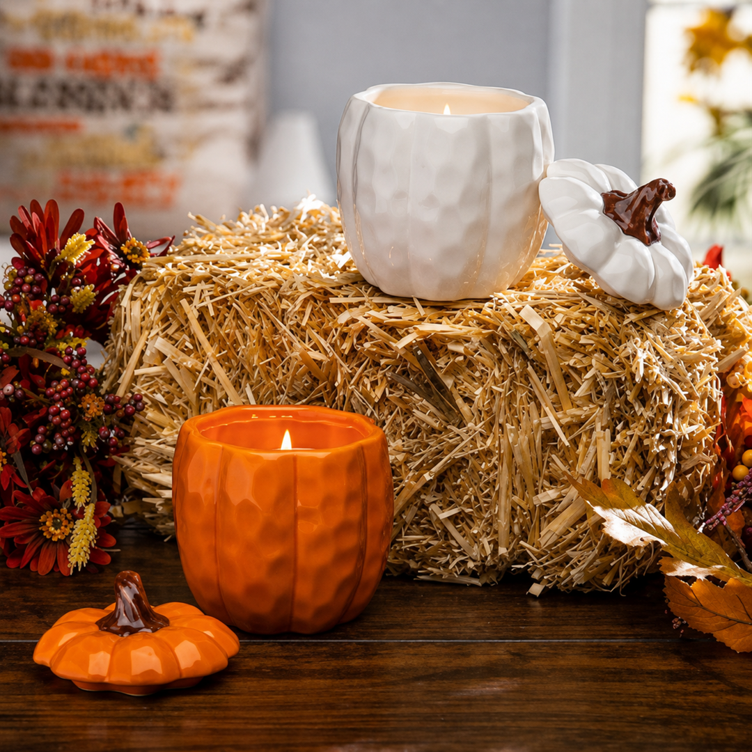 Pumpkin Spice Pumpkin Jar Candle 