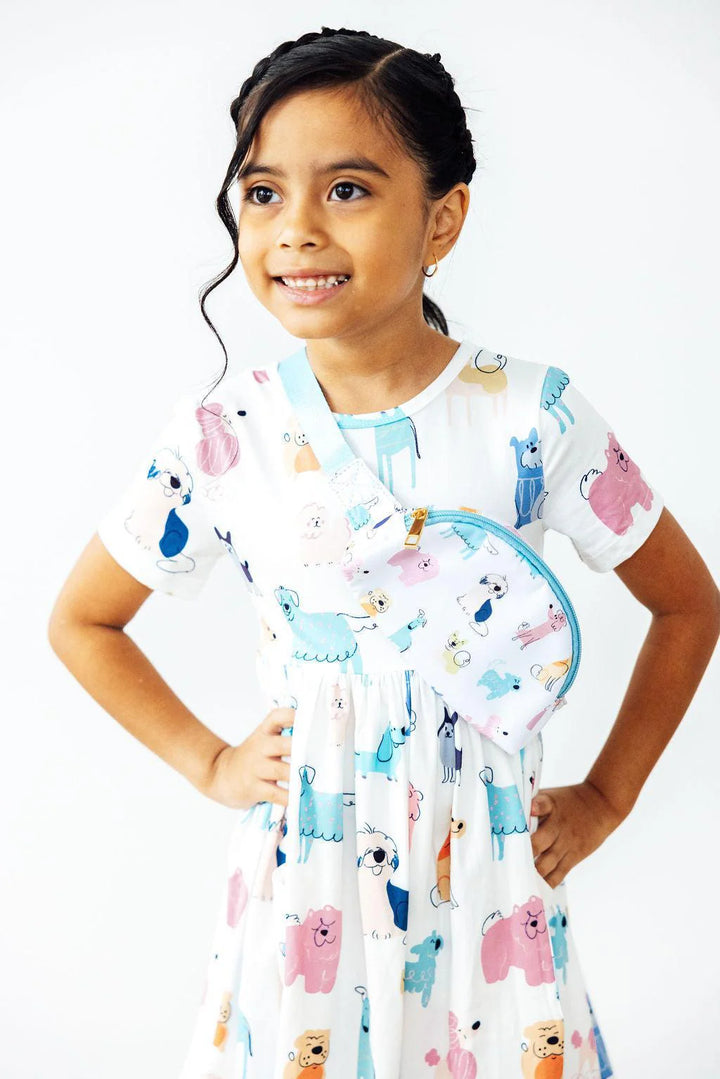 Puppy Pals Short Sleeve Twirl Dress