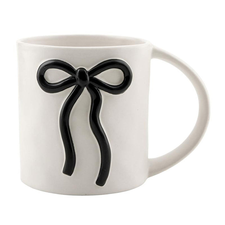 Bow Detailed Minimalistic Mug