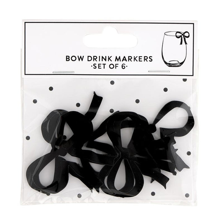 Black Bow Drink Marker