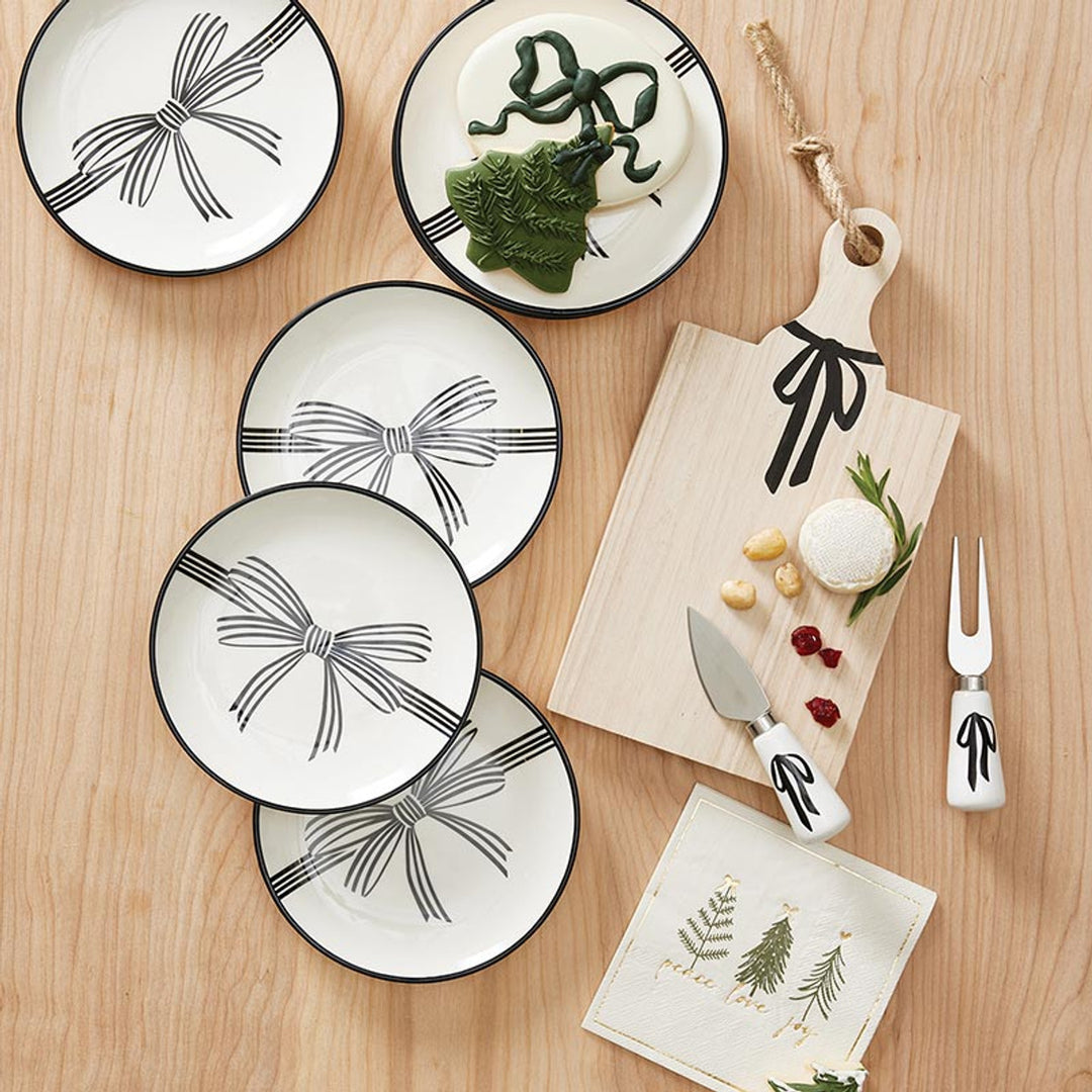 Peace Love Joy Bow Cocktail Napkin Set