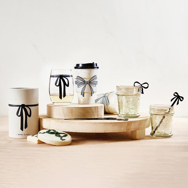 Black Bow Stir Stick Set