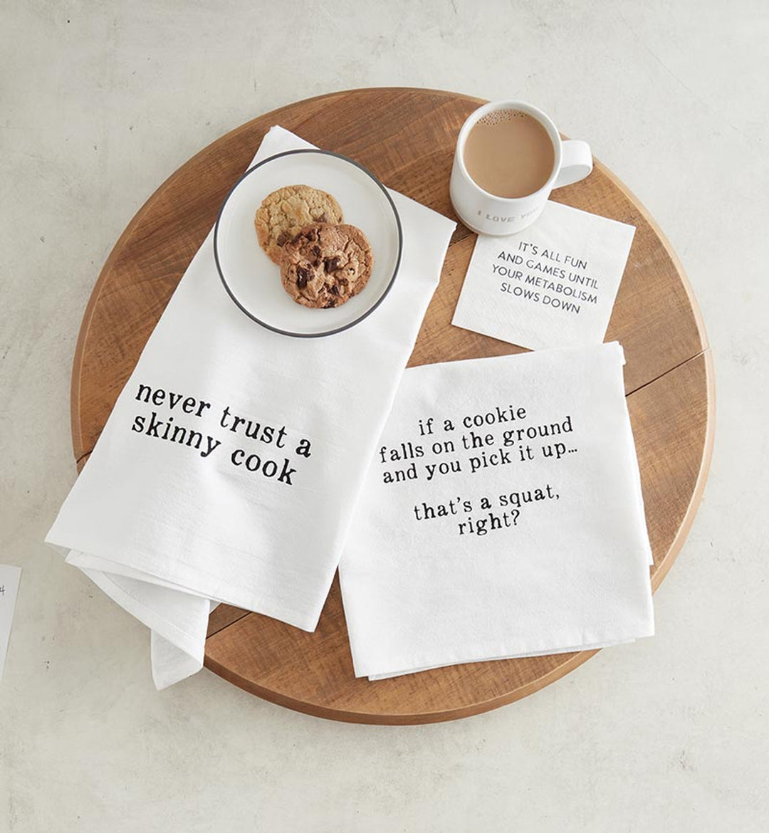 If A Cookie Falls Kitchen Towel