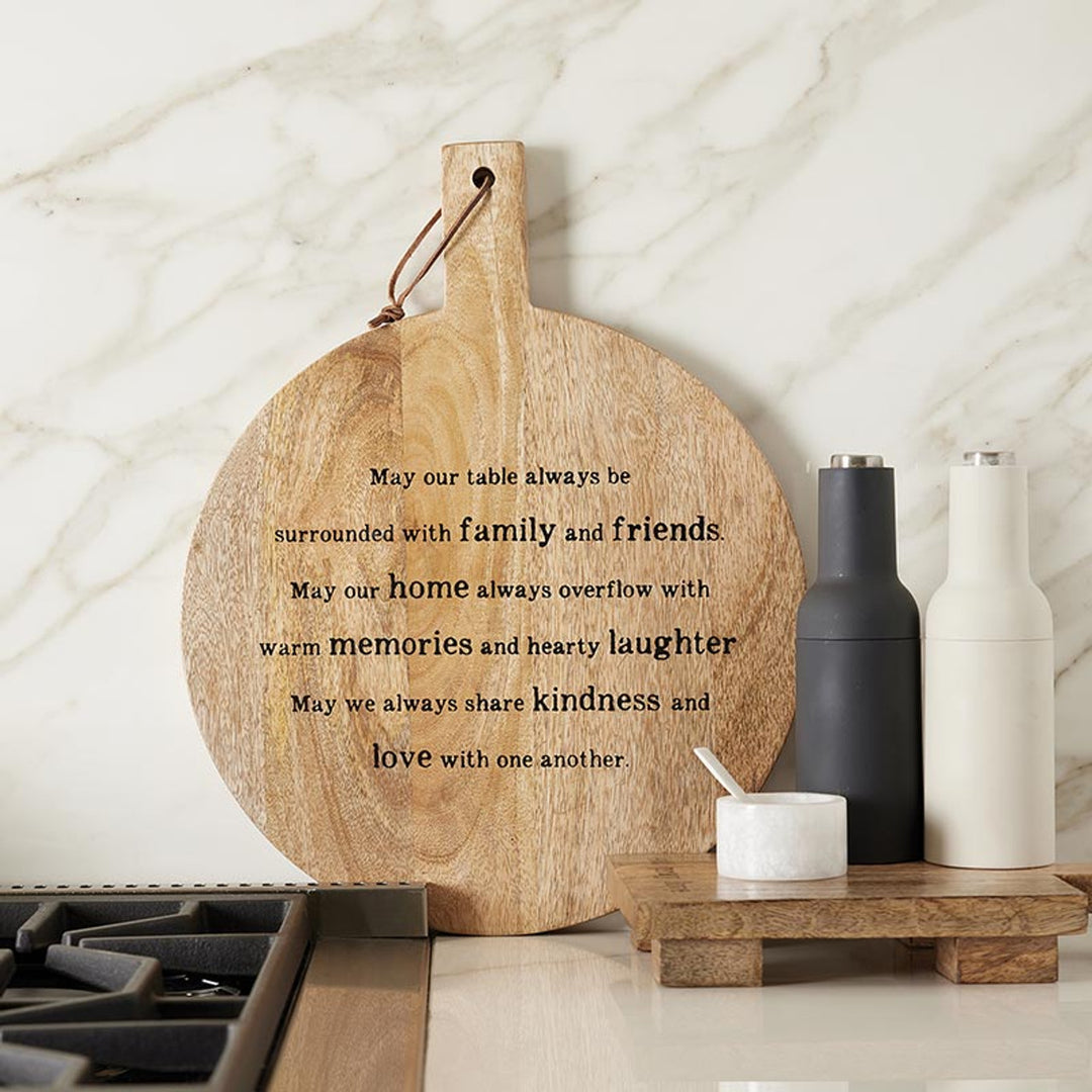 May Our Table Wood Board