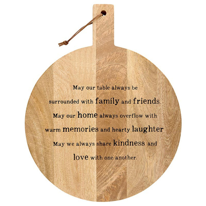 May Our Table Wood Board