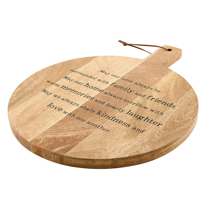 May Our Table Wood Board