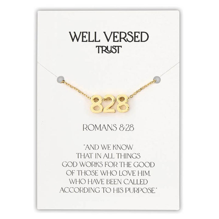 Scripture Number Verse Necklace