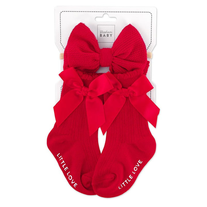 Little Love Headband Bow & Sock Set