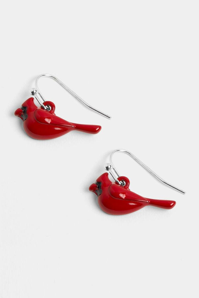Red Cardinal Earring