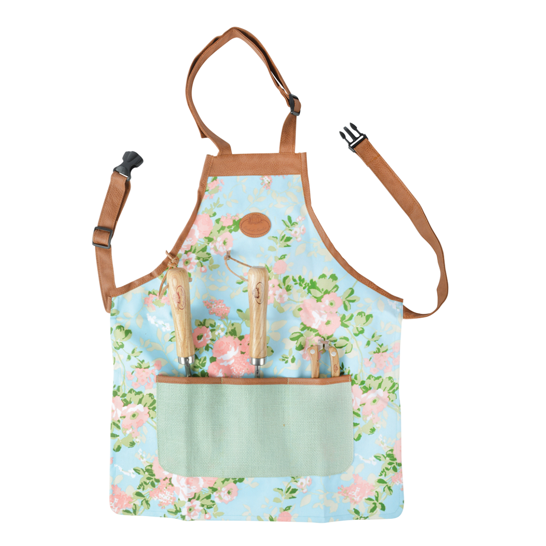 Rose Printed Garden Apron