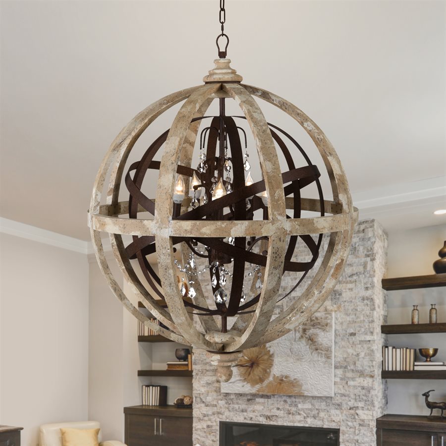 Campion Five Light Chandelier - Local Pickup