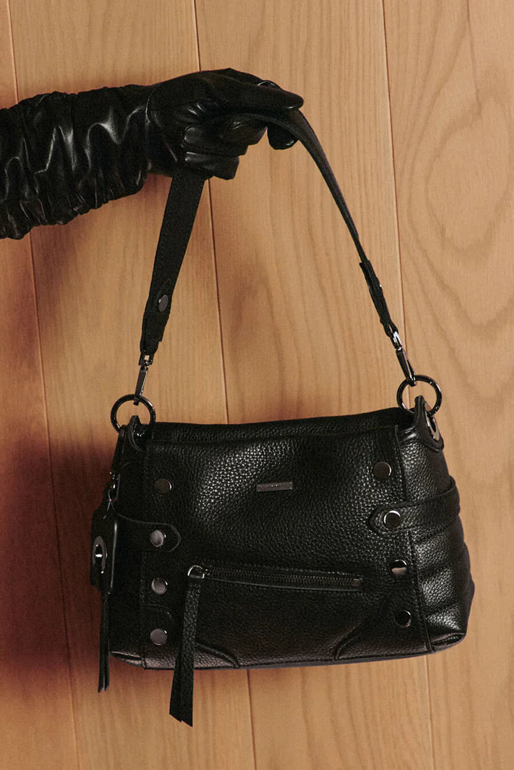 Hammitt Bryant Med - Moto Black/Gunmetal
