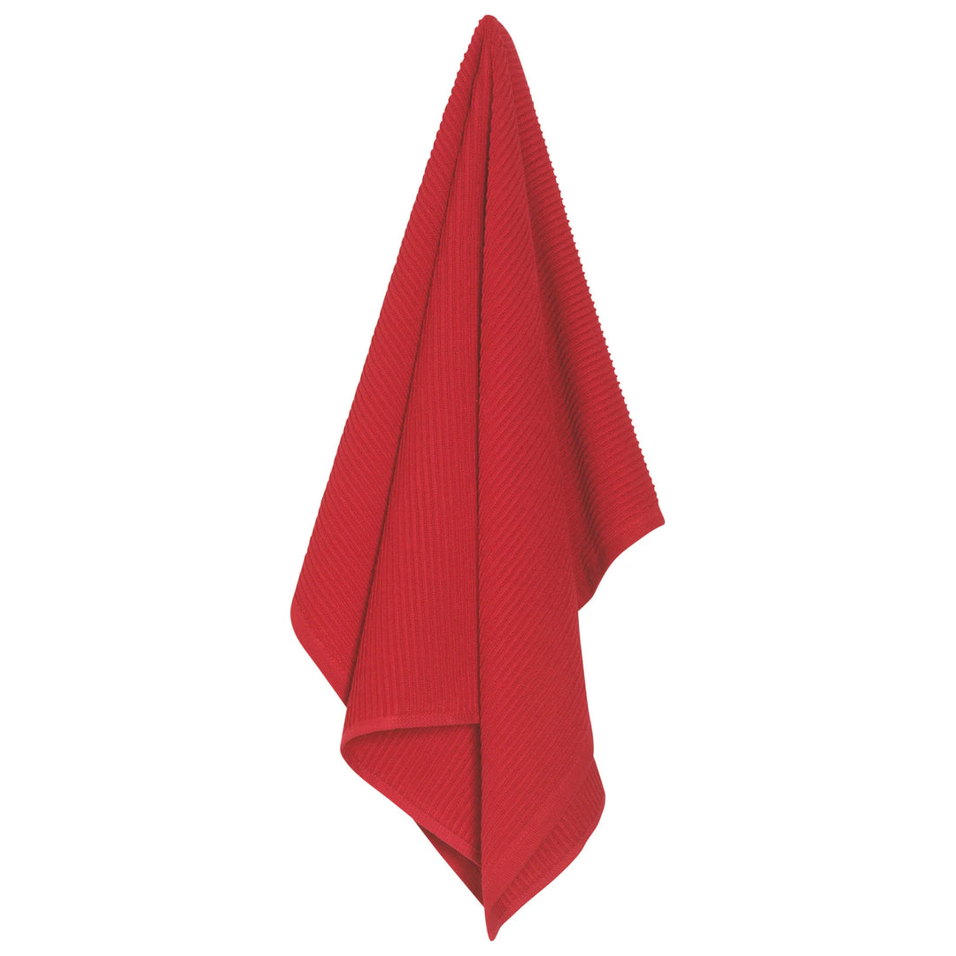 Red Ripple Dishtowel