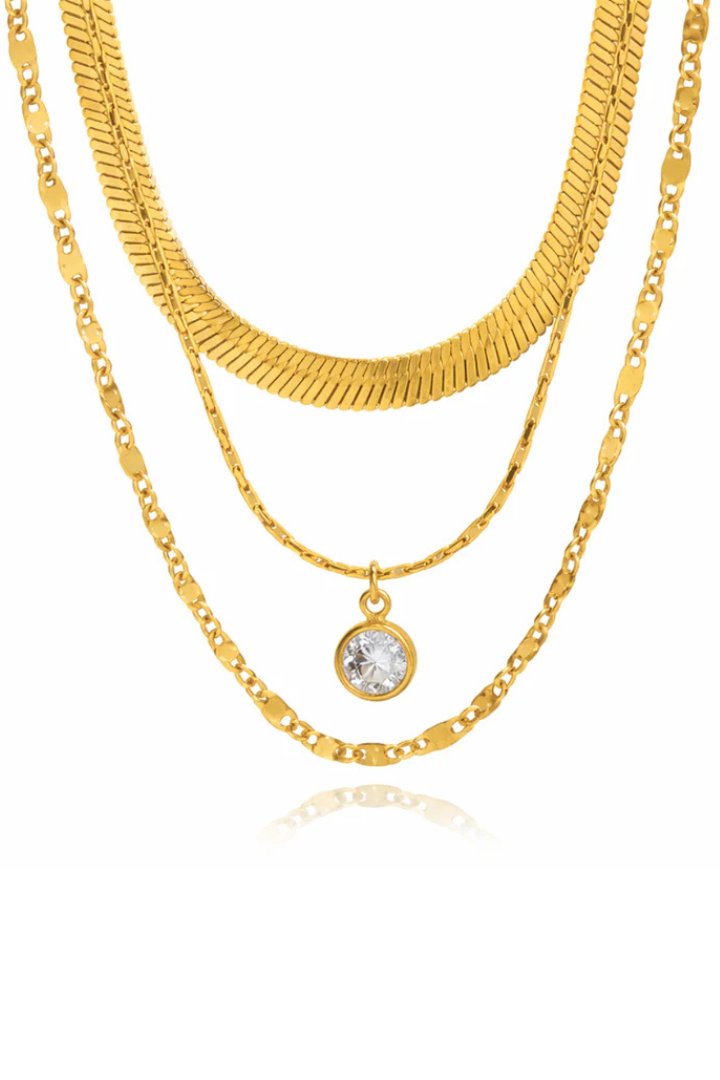 Ellie Vail Roya Layered Chain Necklace