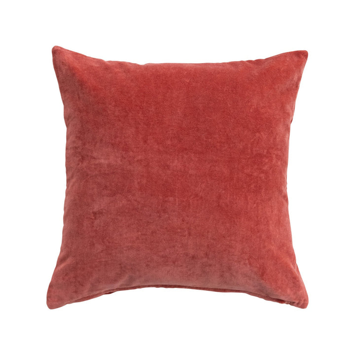 Red cushion on a white background