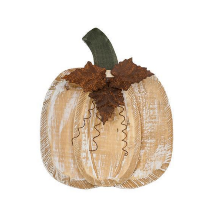Rustic Wooden Pumpkin Décor