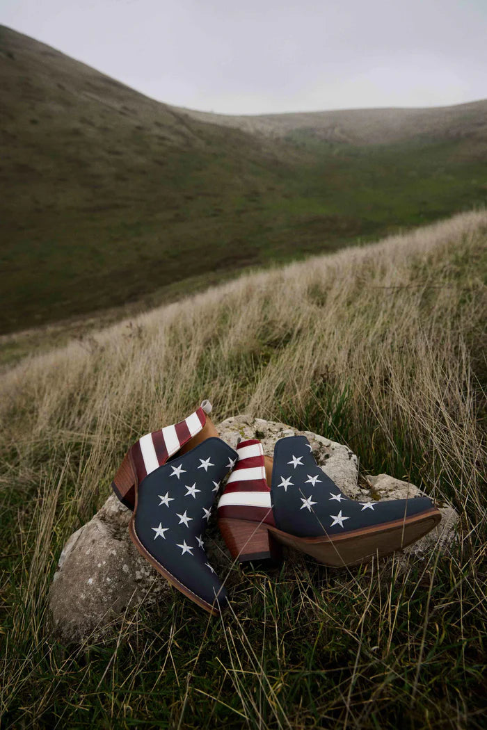 Myra Liberty Star Leather Booties