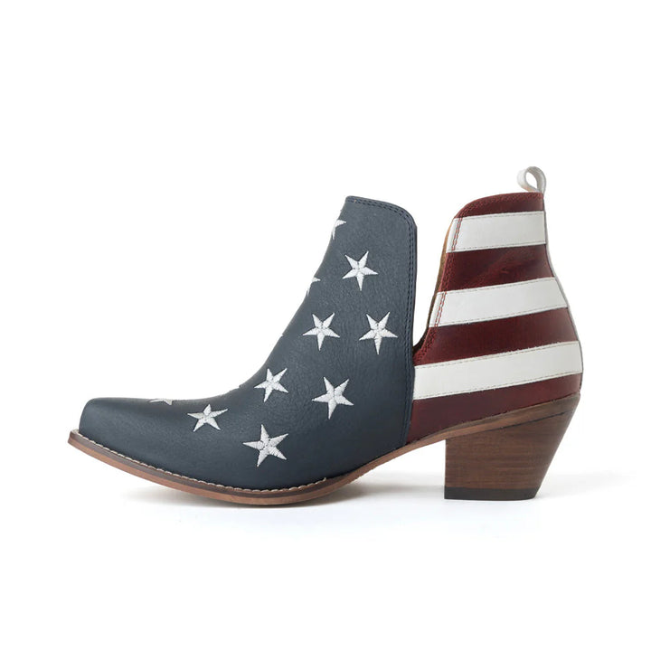 Myra Liberty Star Leather Booties