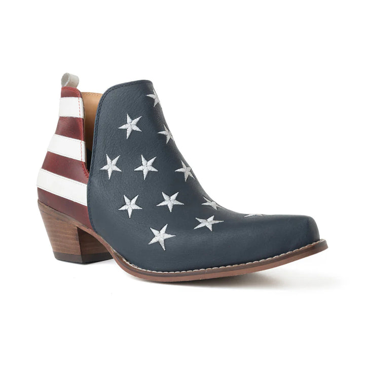 Myra Liberty Star Leather Booties