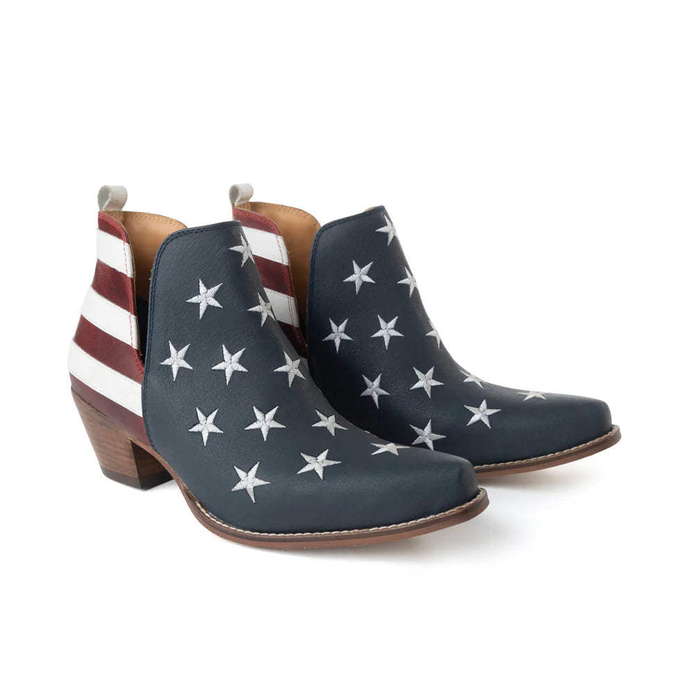 Myra Liberty Star Leather Booties