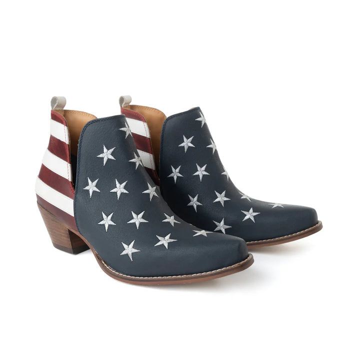 Myra Liberty Star Leather Booties