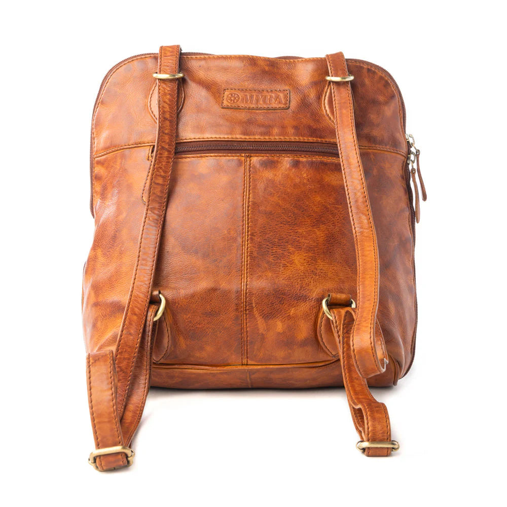 Hearthfire Buckled Genuine Leather Bag