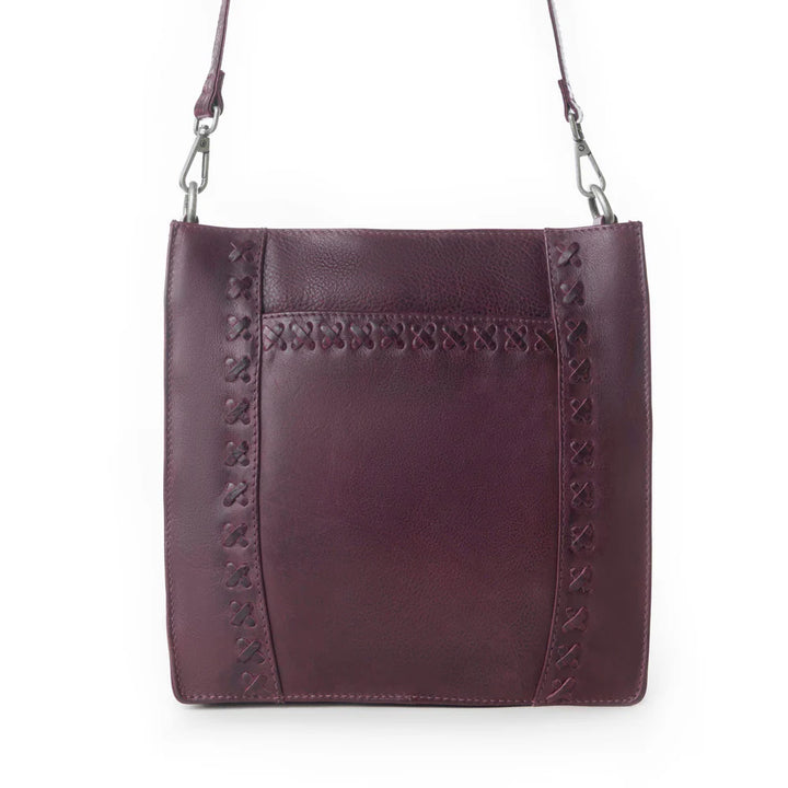 Zidana Mirelle Woven Leather Sling Bag