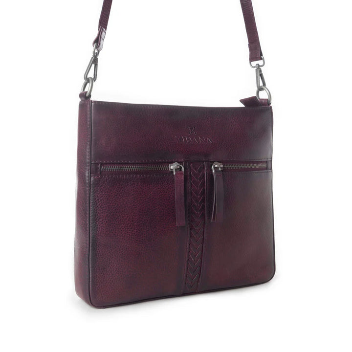 Zidana El Paso Twin Leather Crossbody