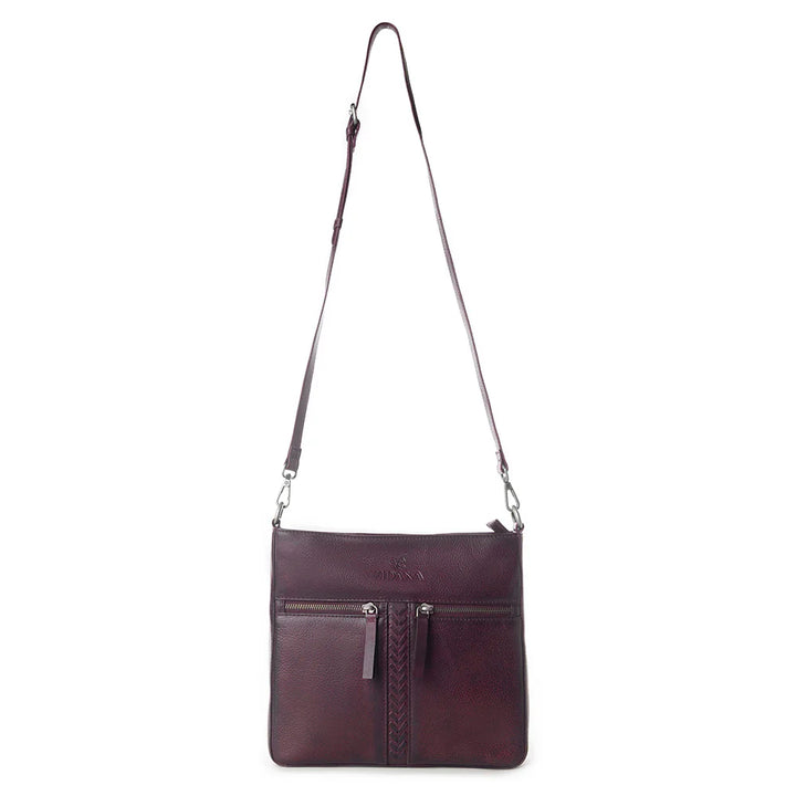 Zidana El Paso Twin Leather Crossbody