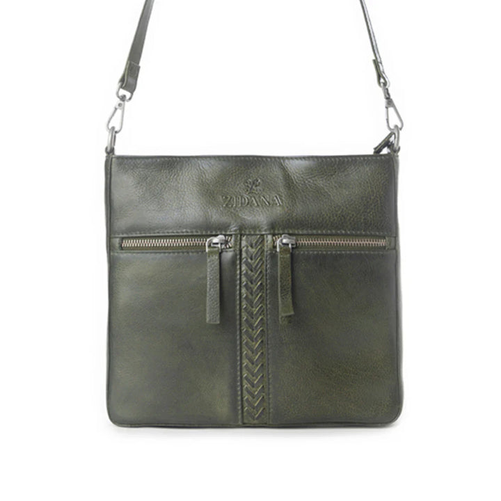 Zidana El Paso Twin Leather Crossbody