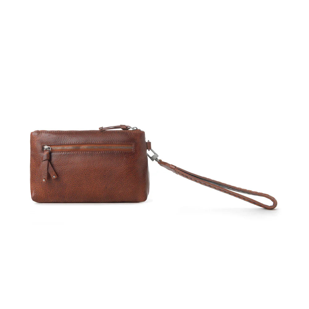 Zidana Ethel Mini Leather Wristlet