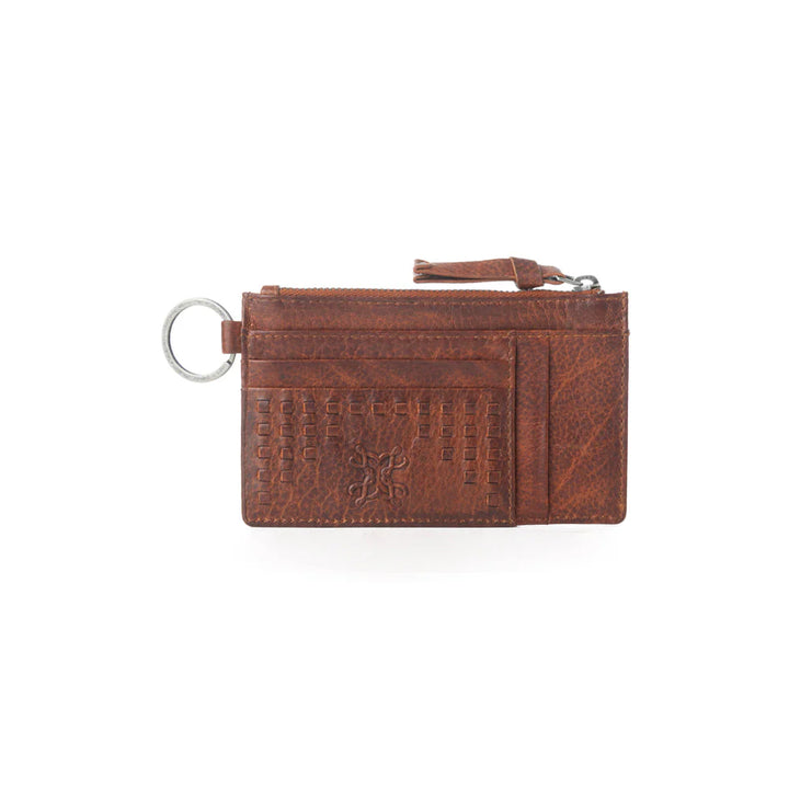 Myra Zidana Vino Braided Leather Wallet