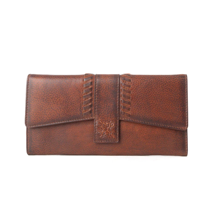 Zidana Santa Fe Woven Leather Wallet